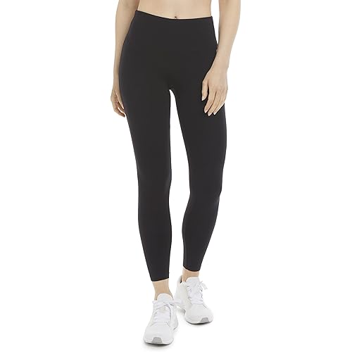 Energy Zone Women's Cotton Stretch High Waist Ankle Legging