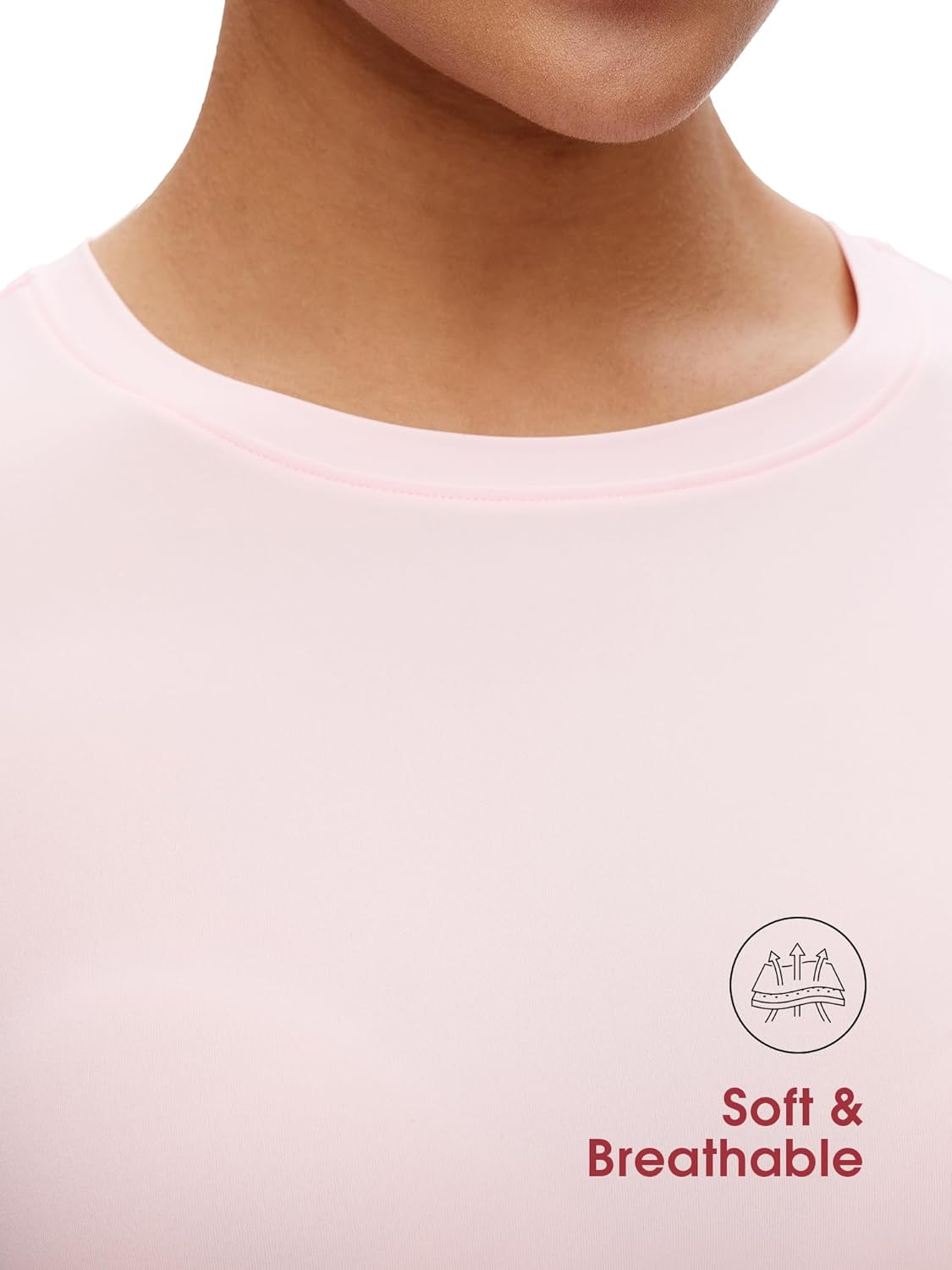 NANJI Crop Tops for Woman - Slim Fit Short Sleeve Crew Neck Cropped T Shirt, Basic Women's Crop Tee Casual Wear and Workout - Image 3