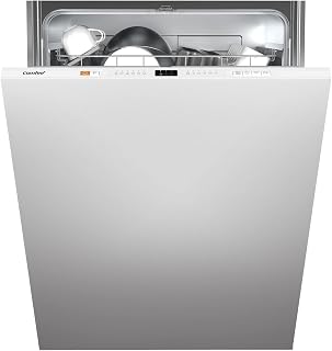 COMFEE' KWH-BD1215P-W Fully Integrated Dishwasher with 12 Place Settings, Could Wash, Extra Drying, Built-in Dishwasher with Delay Start, Quick Wash - White