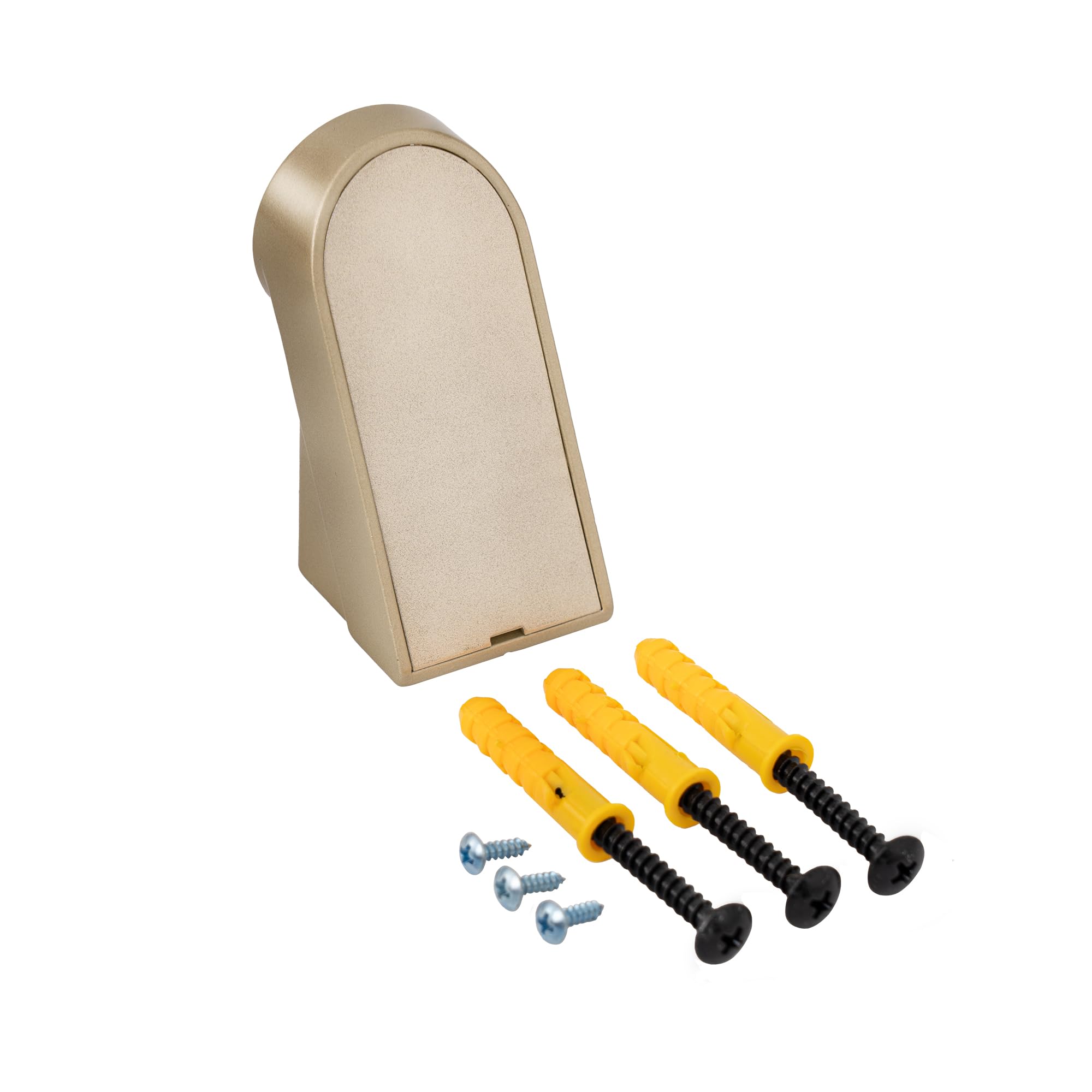 Handrails Kit，handrails mounting END Bracket (Stainless Steel Precision Casting) Cherry Wood Grain 1PCS