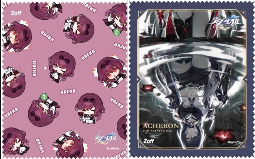 崩壊スターレイル カフカ メガネ zoff メガネ拭きセット Amazon.co.jp: カフカ 黄泉 崩壊 スターレイル Zoff メガネ拭き 2種
