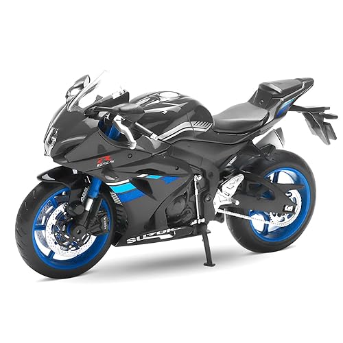 MSZ - Suzuki GSX-R1000-1:18 - Negro - Vehículo Coleccionable - Die Cast - +3 años (DEQUBE 948D00387)