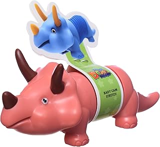 لعبه حيوان وحيد القرن صغيرة للاطفال بلاستيك - بني