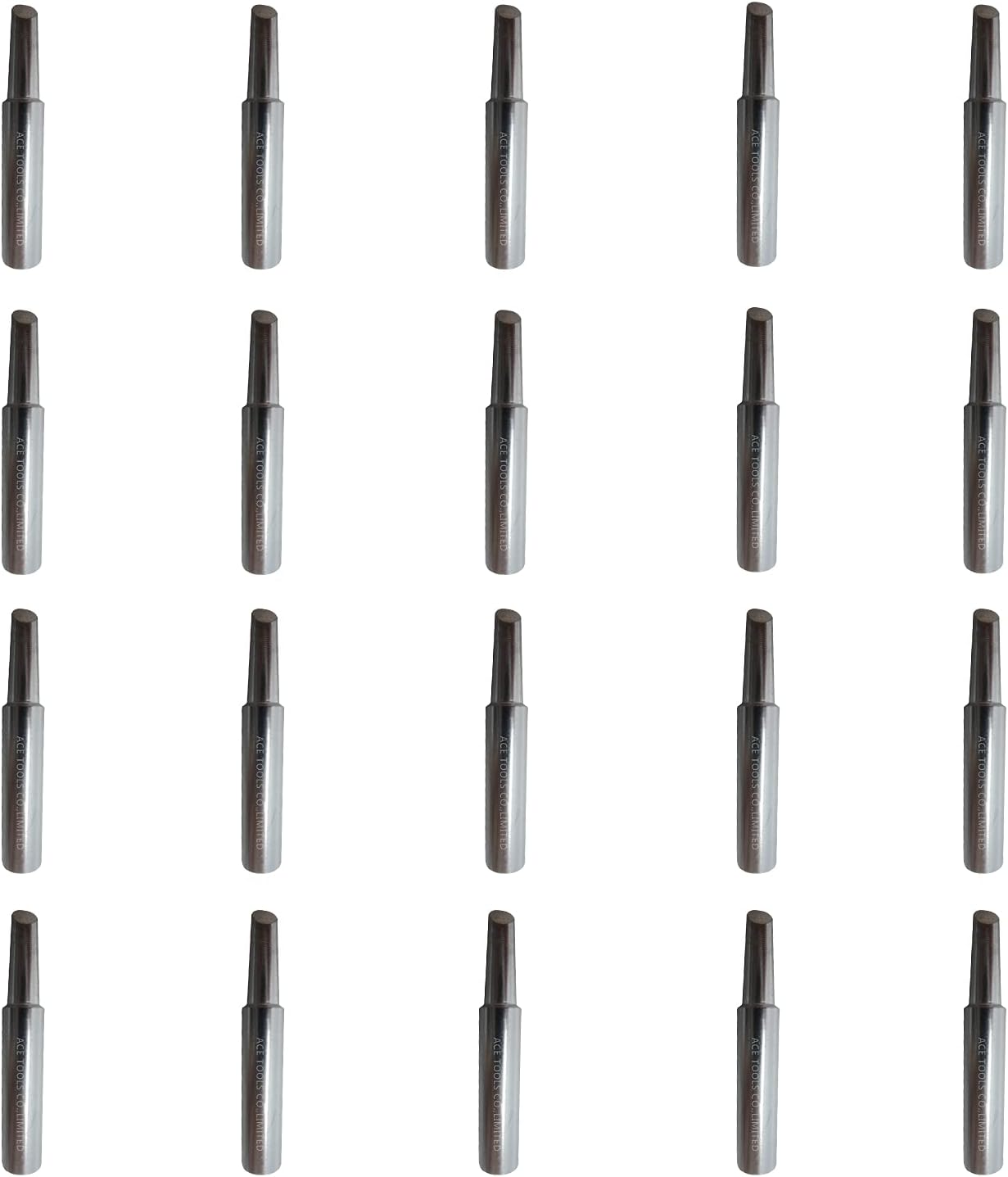 T18-CF4 Bevel 0.157" / 4mm Soldering Tip for FX-888 FX-888D FX-8801 FX-600 Baku 878-L2 FX888 FX888D FX8801 FX600 ACE Brand Solder Iron Tips (20)