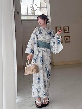 Amazon.co.jp: グレイルGRL 水彩花柄浴衣セット[fy027