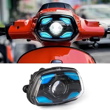 Motorcycle LED Headlight Fit for Vespa Sprint 150 Sprint150 SPRINT 150 2025 2024 2023 Front Head Light Day Time Running Lamp Replacement Headlamp