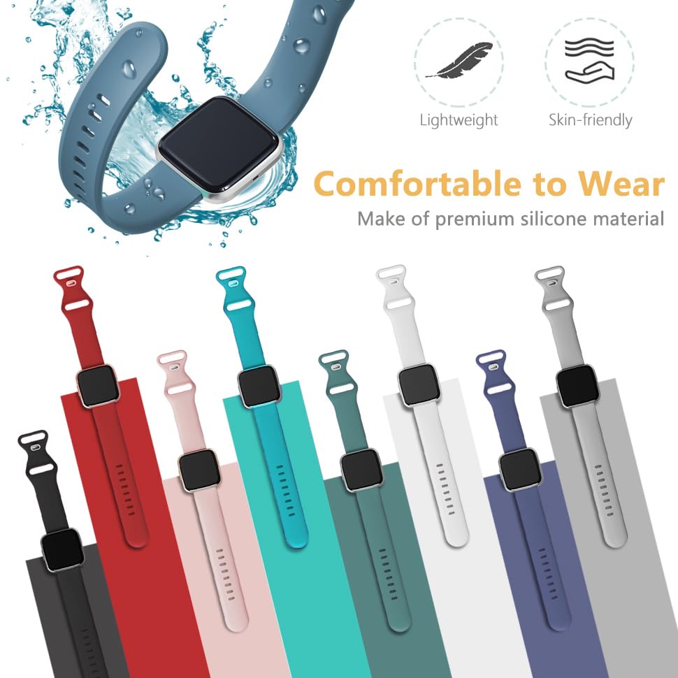 Lamshaw Compatible for Blue Tees Golf Playmaker+ Bands, Quick Release New Soft Silicone Sport Replacement Strap Compatible for Blue Tees Golf Playmaker+ GPS Golf Watch (3 Pack-1)