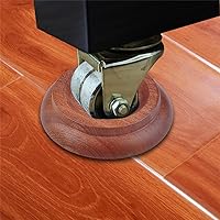 Vista 4 de Copas de piano para piano vertical de madera, protectores de suelo de patas de piano con protectores de piso de espuma antideslizante y antirruido