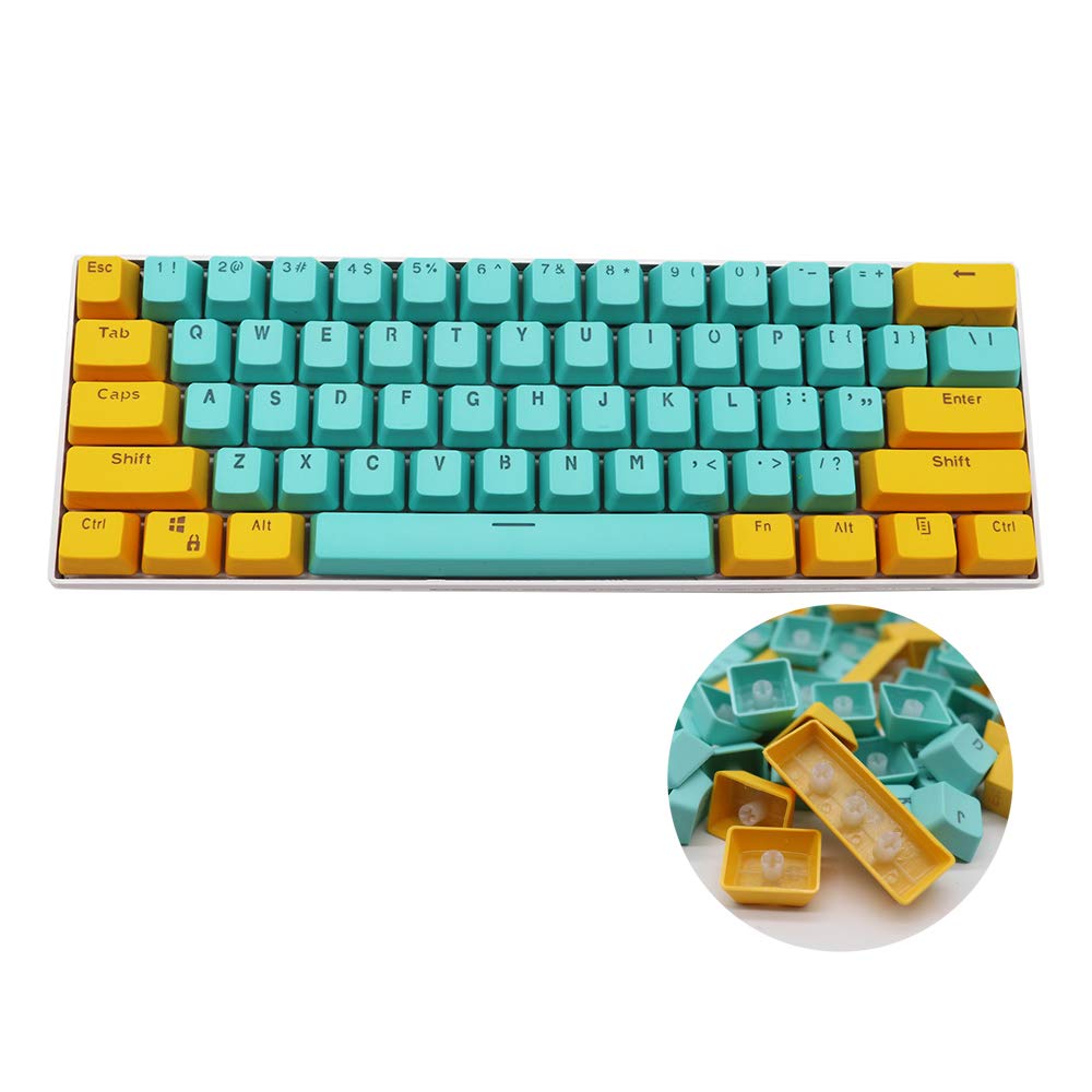 Buy GTSP 61 PBT Keycaps 60 Percent Ducky One 2 Mini Keycaps OEM Profile