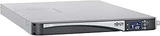 Tripp Lite Smart 1500VA UPS, 1100W 120V, 5 Standard Outlets, Network Card Option, Automatic Voltage Regulation AVR, USB DB9, 1U Rackmount, 3-Year Warranty & $250,000 Insurance (SMART1500RT1U)
