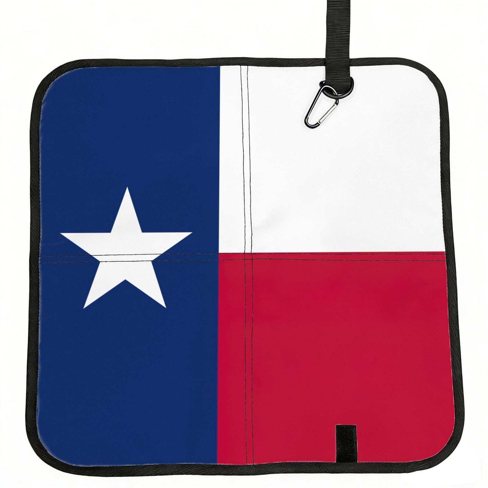 UVBDF Flag Of Texas Print Outdoor Sitting Cushion Folding Seat Pad Compact Portable Picnic Bench Cushion Mat