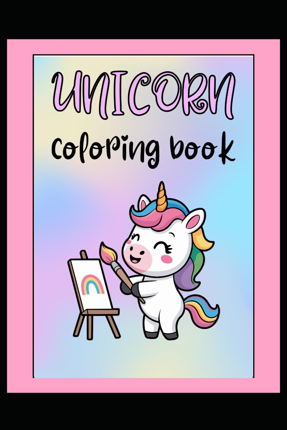 UNICORN colouring book
