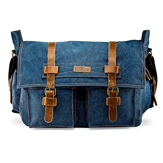How to make a reversible messenger bag Vintage Canvas Messenger Bag for Laptops