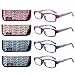 EYEGUARD Reading Glasses 4 Pair Quality Spring Hinge Stylish Readers Fashion Women Glasses for Readers