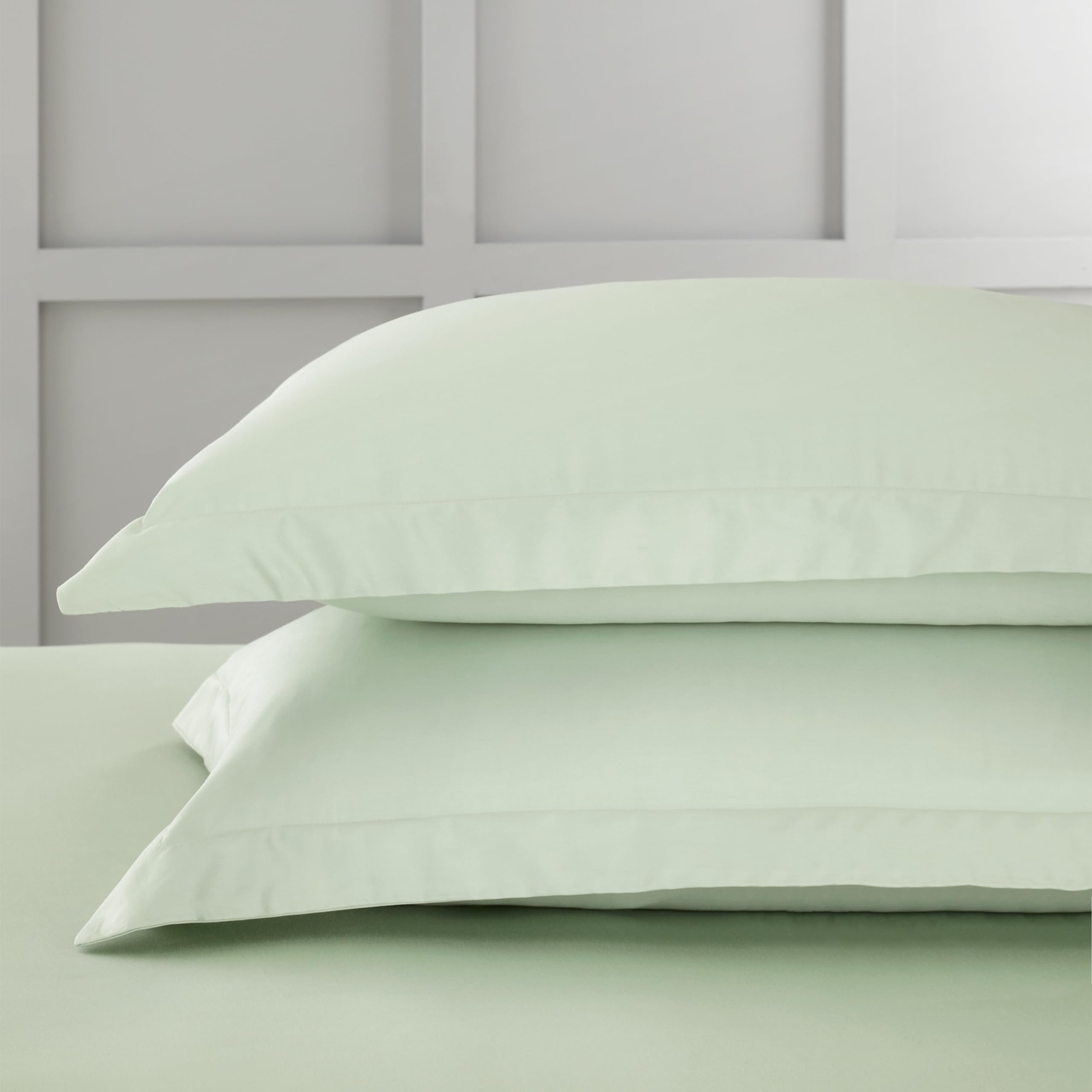 Rackhams 400 Thread Count Cotton Sateen Oxford Pillowcase Pair - 50X75cm (X2)