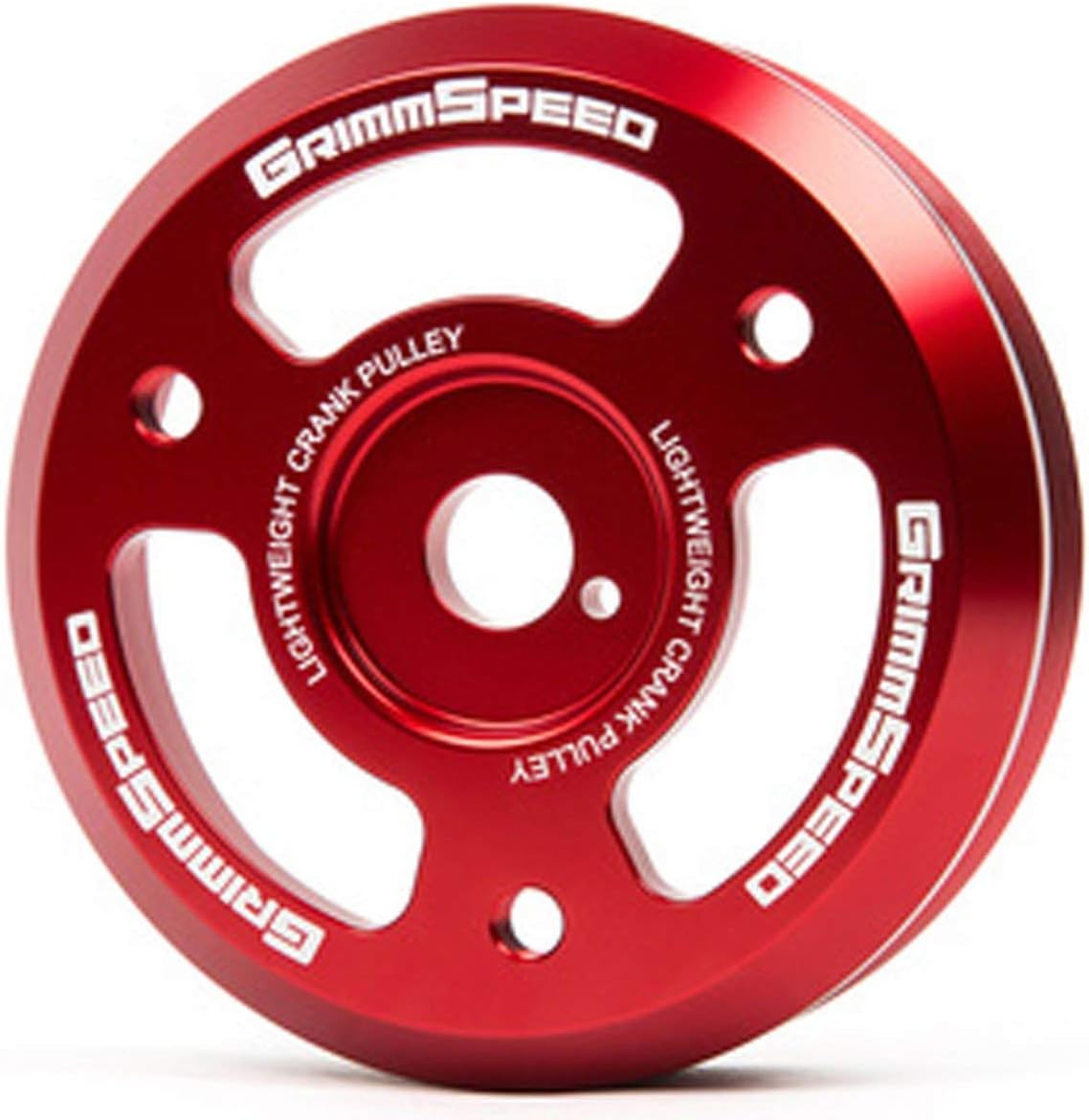 Grimmspeed 95024 Lightweight Crank Pulley Red FRS BRZ