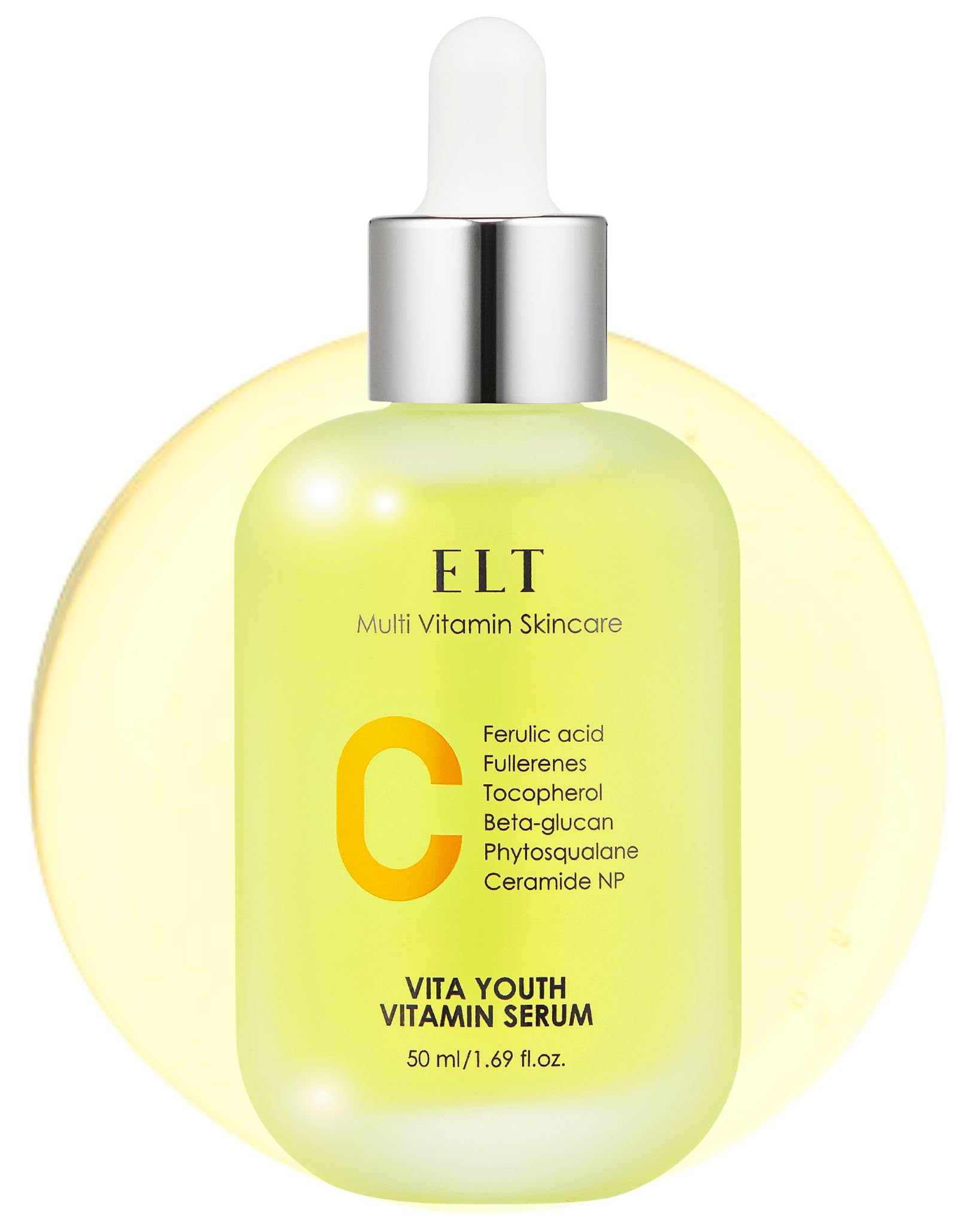 Vita Youth Vitamin C Serum 1.69fl.oz.(50ml) | Multi Vitamin C Skin Soothing and Calming Effect | Skin Damage Protection| Strengthen Skin Barrier | Turns Skin Clearer |K-Beauty