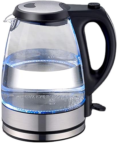 Hervidores, nuevos hervidores de vidrio para agua hirviendo,2200W,Hervidor de agua con iluminación LED,1.7L,con apagado automático,Protección