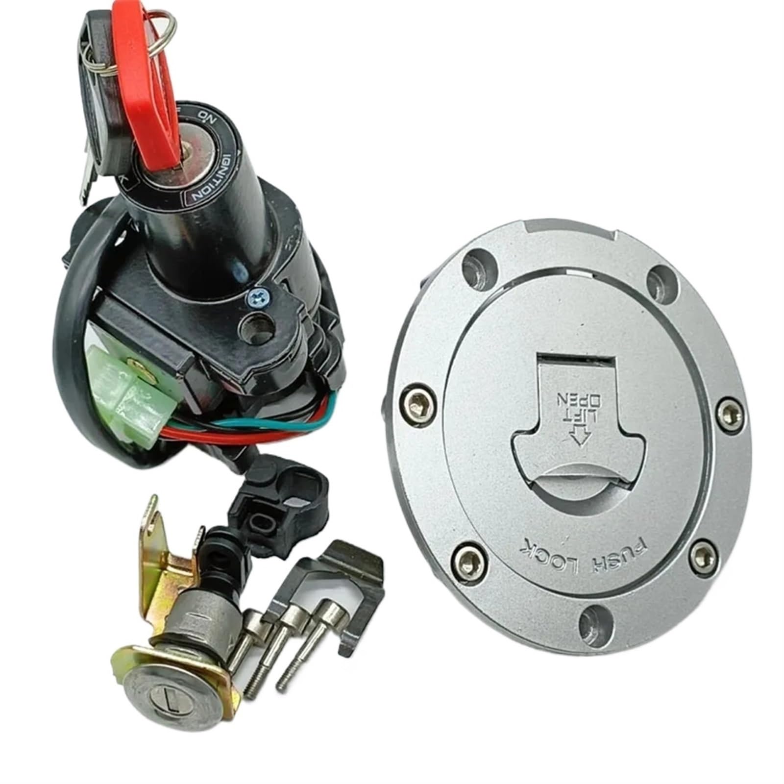 Kit Interruttore Accensione E Tappo Serbatoio Honda - Per CB600F Hornet E CB750 F2 - Set Con Chiavi