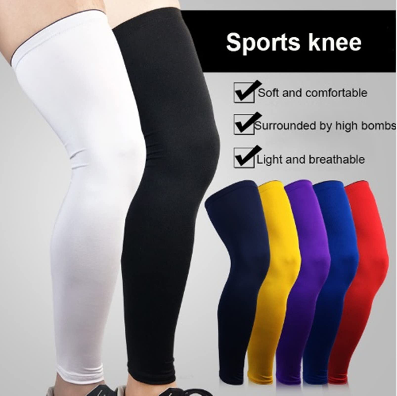 Manga larga de compresión deportiva UV de longitud completa para hombres, mujeres, jóvenes, correr, baloncesto, fútbol, ciclismo