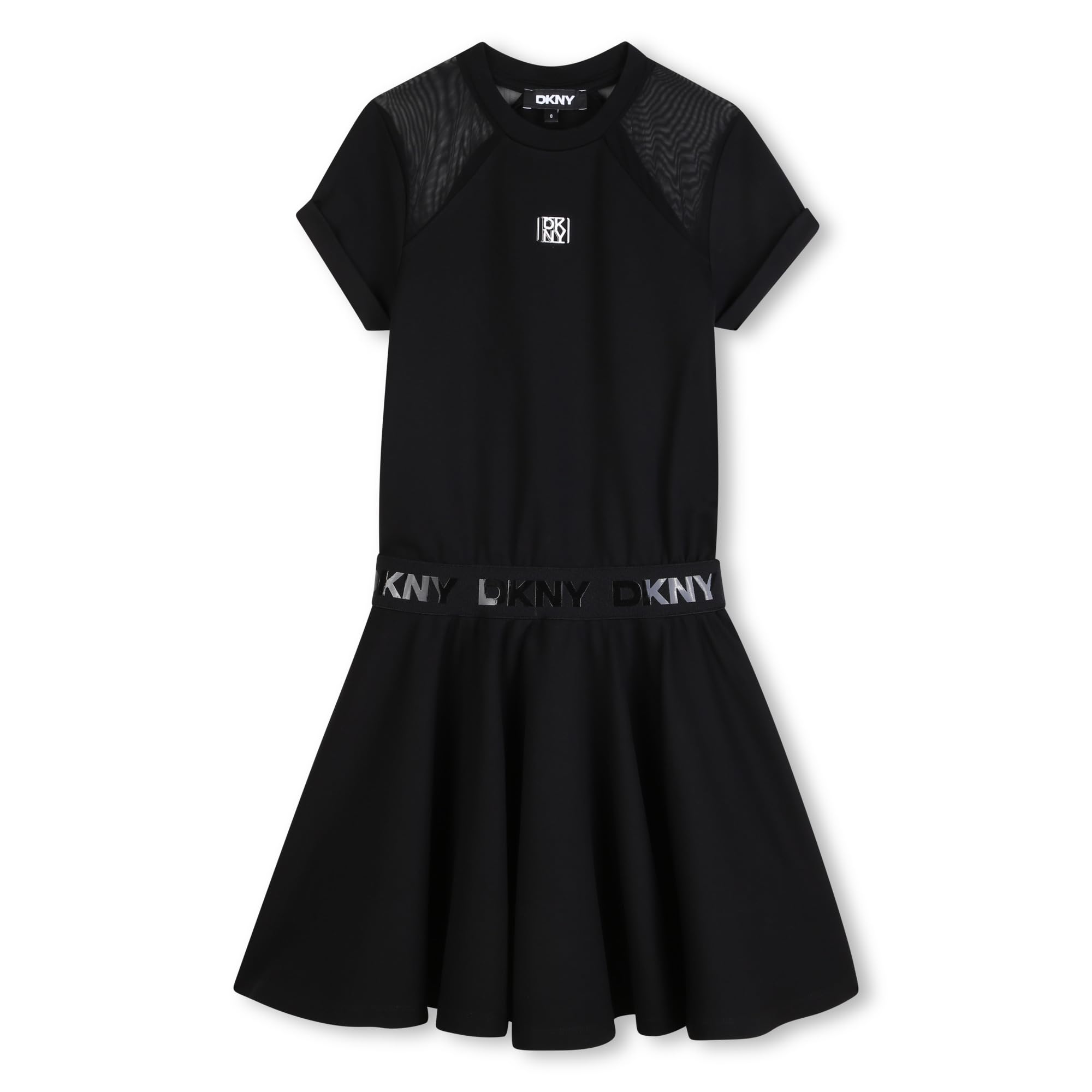 DKNY Kleid für Mädchen, Schwarz, 14 Jahre