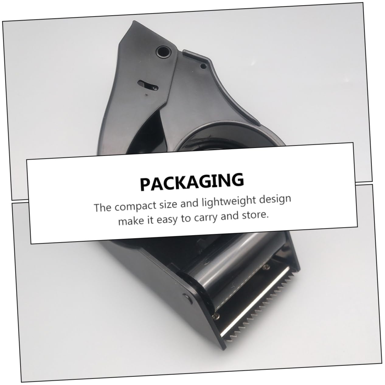 OSALADI 4 Stück Handlicher Klebeband Abroller mit Scharfem Klingen Ergonomisch Geformt und Leicht für Müheloses Verpacken und Präzises Schneiden für Lager und Umzug