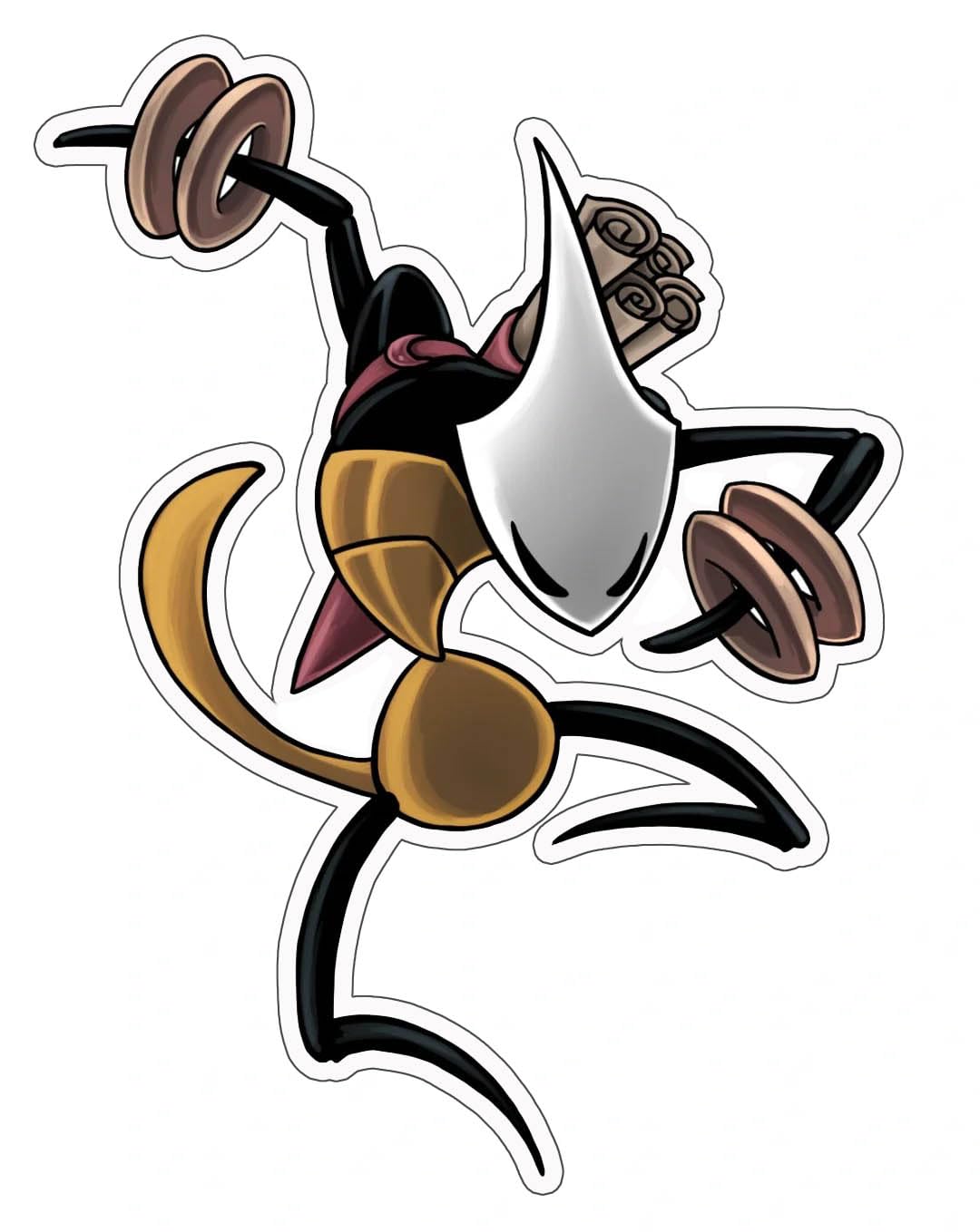 Hollow Knights Porte Clé, Silksongs Chibi Figurine Cosplay