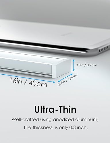 Miniatura 3 de Luces para debajo del gabinete, sensor de movimiento enchufable para interiores, 16 pulgadas, 500 lúmenes, 12 V, LED, iluminación debajo de la