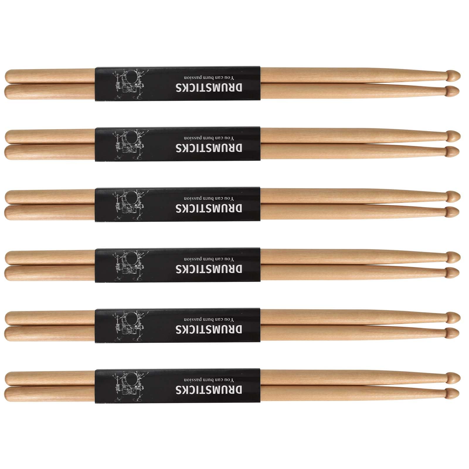Bacchette Per Batteria 5A In Legno D'acero - 2 Paia Per Principianti E Professionisti - Foto 10