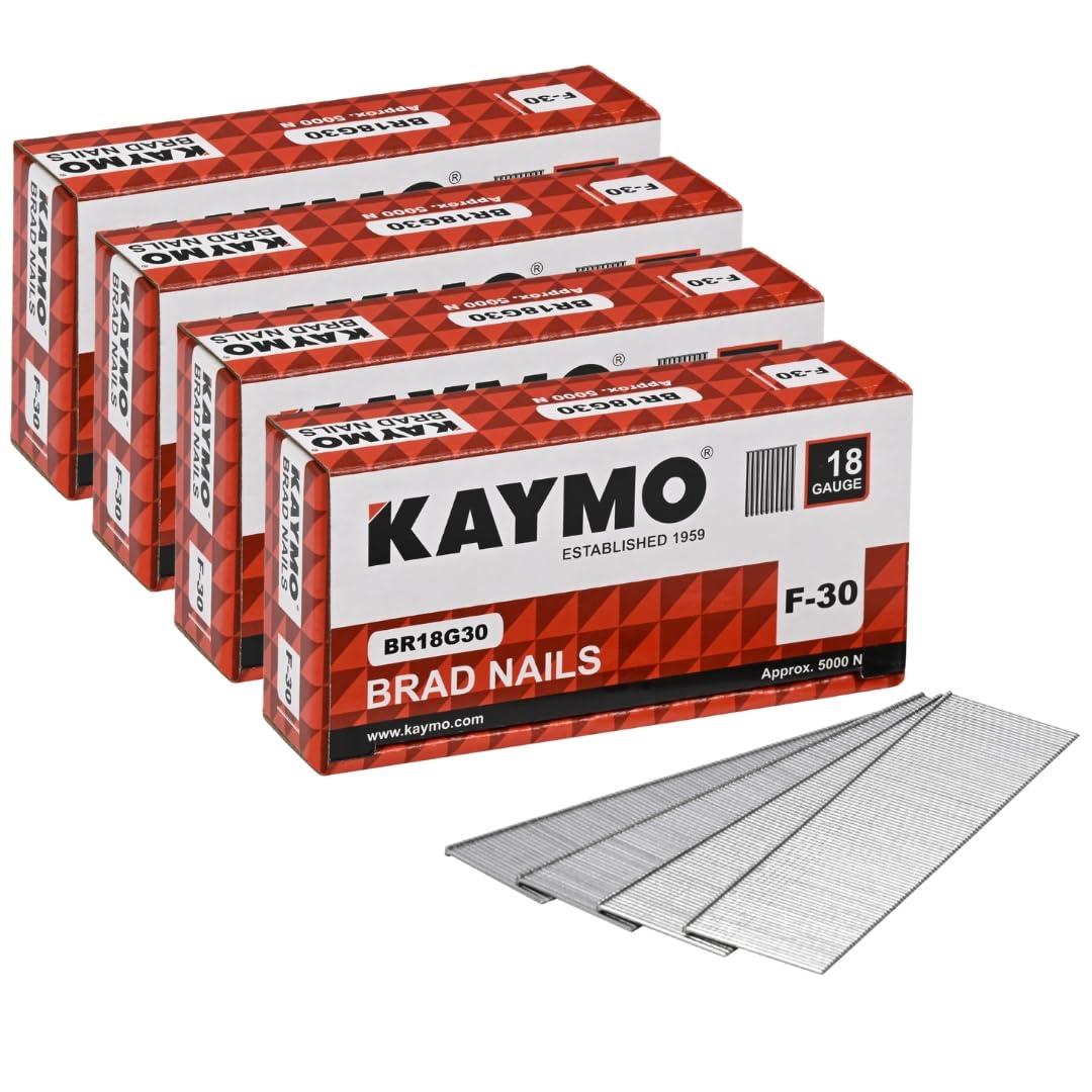 Kaymo 18G Brad Nails - 5000 Pack -17 Kaymo 18G Brad Nails - 5000 Pack -17