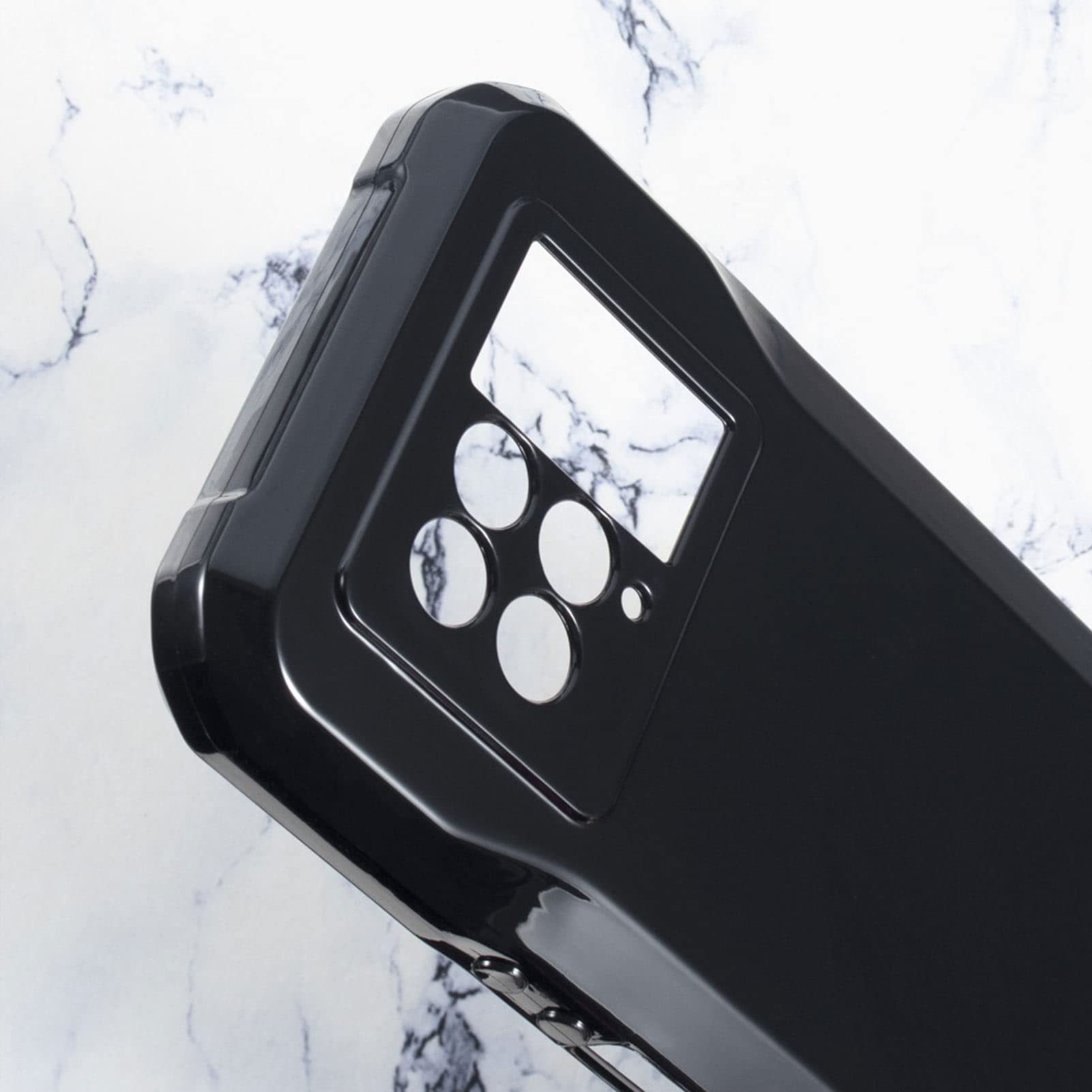 Custodia Per Doogee V20S (6.43'') 2 Pezzi In Silicone TPU Morbido, Ultra Sottile Antigraffio, Nero Con Motivo, Cover Anti-Caduta E Anti-Impronta - 2