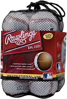 Rawlings Official League Leisure Baseball OLB3 (Box of 3 or 12)
