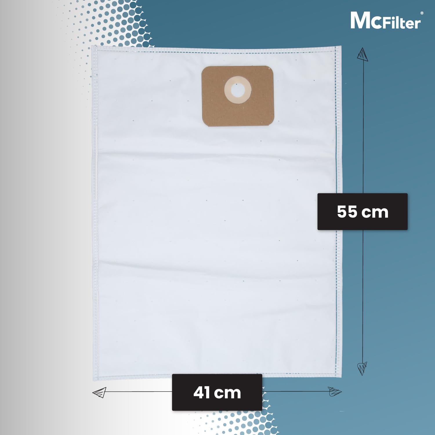 McFilter - 10 Bolsas de Polvo Compatibles con Nilfisk Multi 20, 30, Serie MULTI II 22 y 30 | Alternativa para 107402336 5715492061518