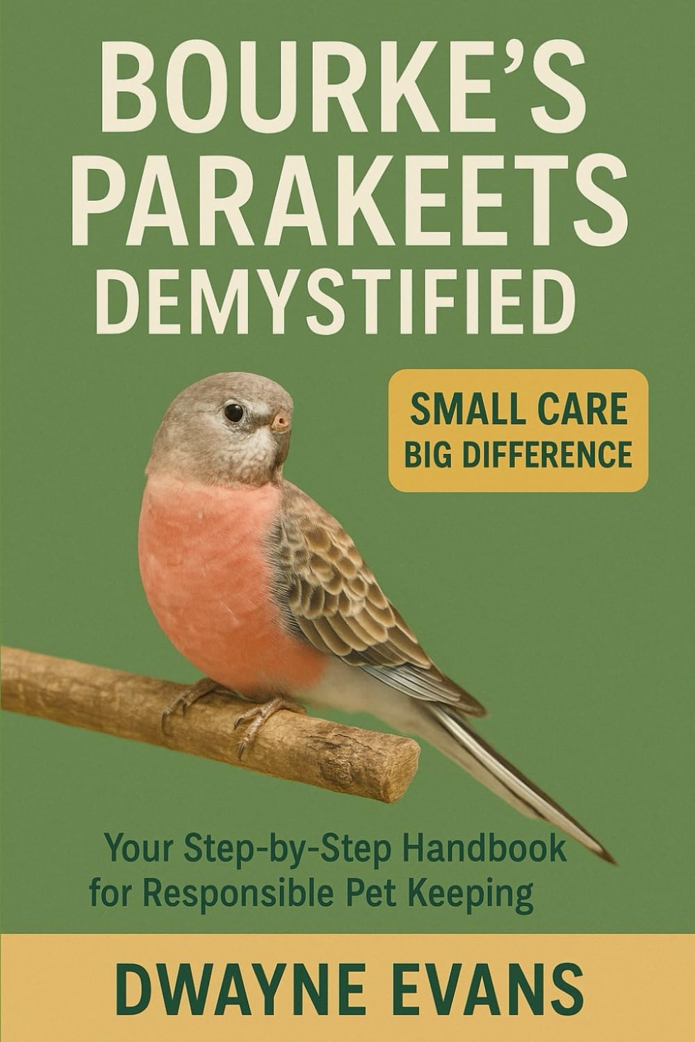 BOURKE'S PARAKEETS DEMYSTIFIED: Your Step-by-Step Handbook for Responsible Pet Keeping