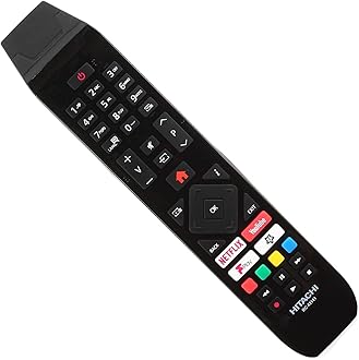 – Universal Remote Control for Hitachi TV - Compatible with RC43141 and 30100945 Models - Simplified TV Control Solution