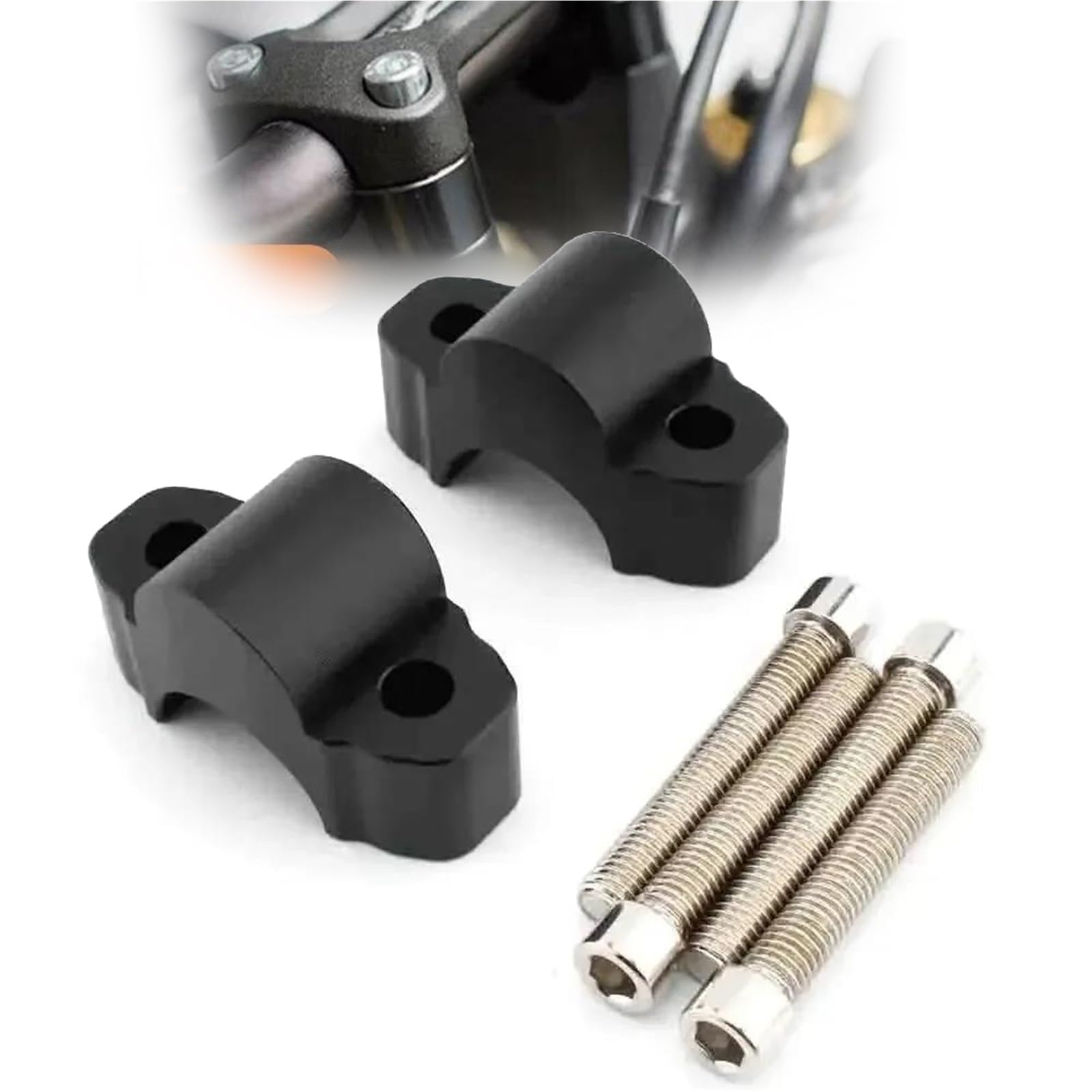 Guidon Riser Clamp pour Yamaha Tenere 700 T7 2019-2022 Rehausse de Guidon 20mm XTZ700