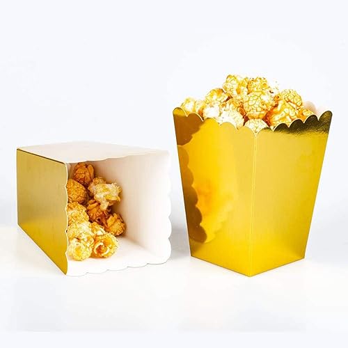 Miniatura 6 de Aimto Cajas de palomitas de maíz, cajas de cartón para dulces, 24 unidades