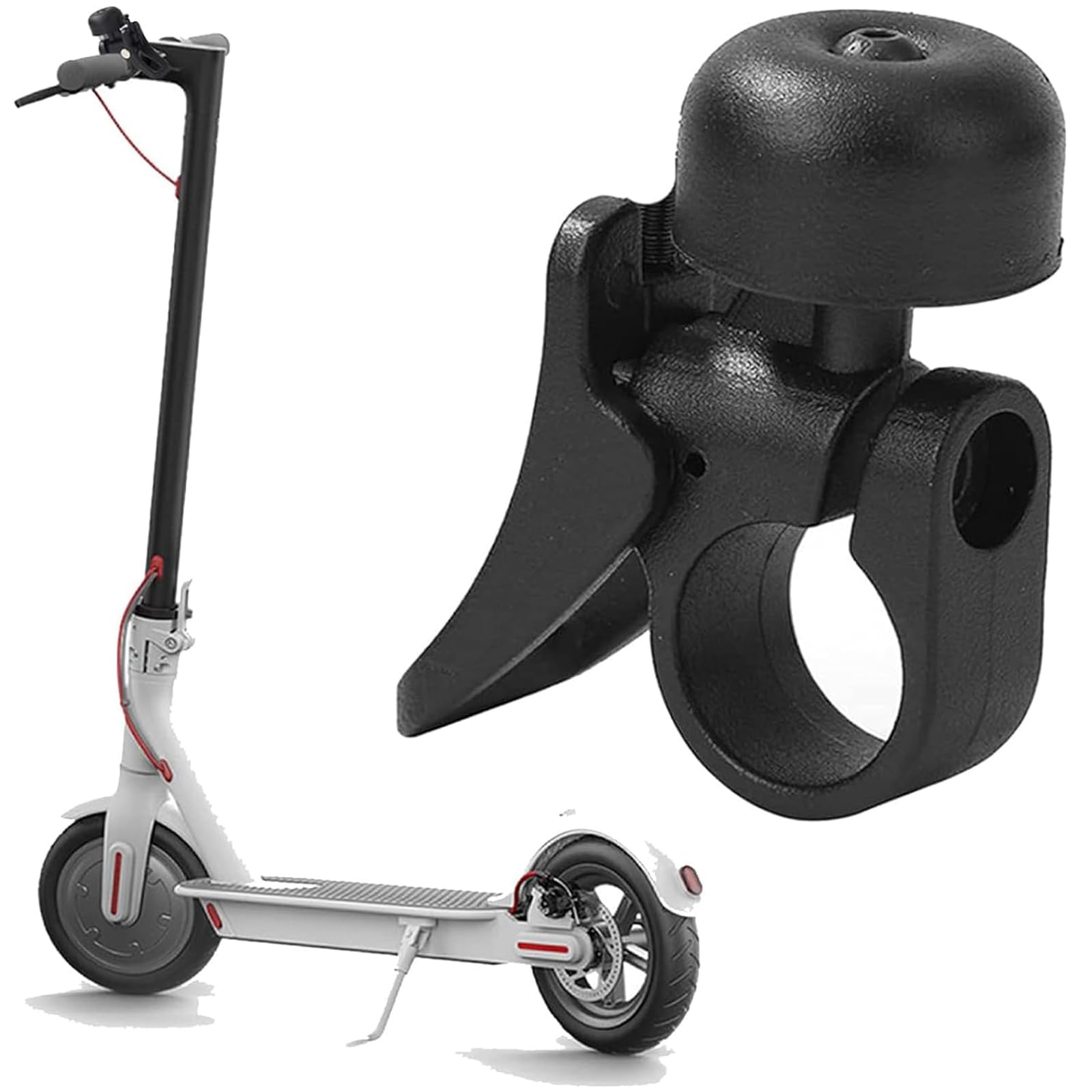 Sonnette Vélo/Scooter Puissante 120 DB – Compatible Xiaomi M365 Pro, Pro2, 1S – Métal Robuste Noir