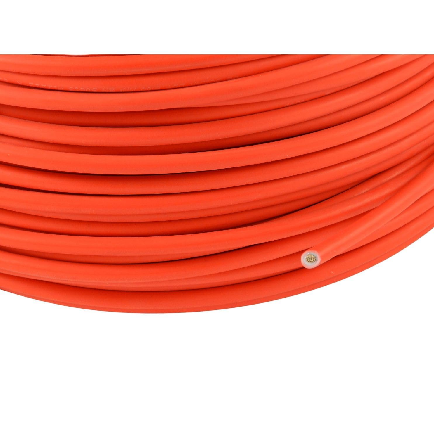 Kabel solarny, towar sprzedawany na metry, 6 mm², H1Z2Z2-K, certyfikat TÜV, czerwony, czarny, niebieski, 5 m – 500 m (czerwony, 50 m)