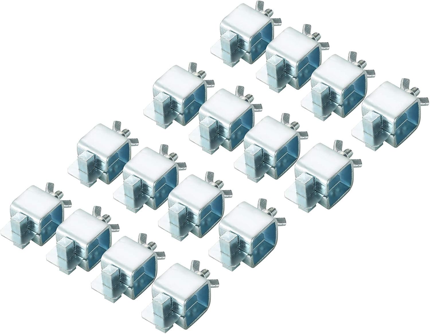 MAOPINER Butt Welding Clamps, 16 Pack Small Welding Clamps Auto Body Panel Clamps for Edge to Edge Welding - - 