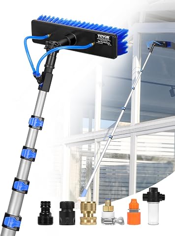 VEVOR Water Fed Pole Kit, 30FT Solar Panel Cleaning Pole with Extendable Handle,