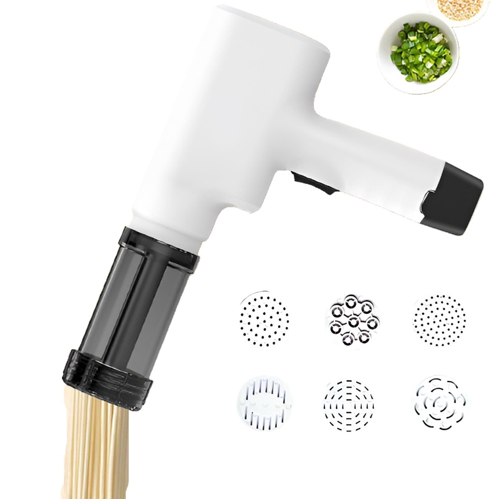 Coupe-nouilles sans fil portable et extrudeuse automatique à 5 moules pour raviolis et pâtes B