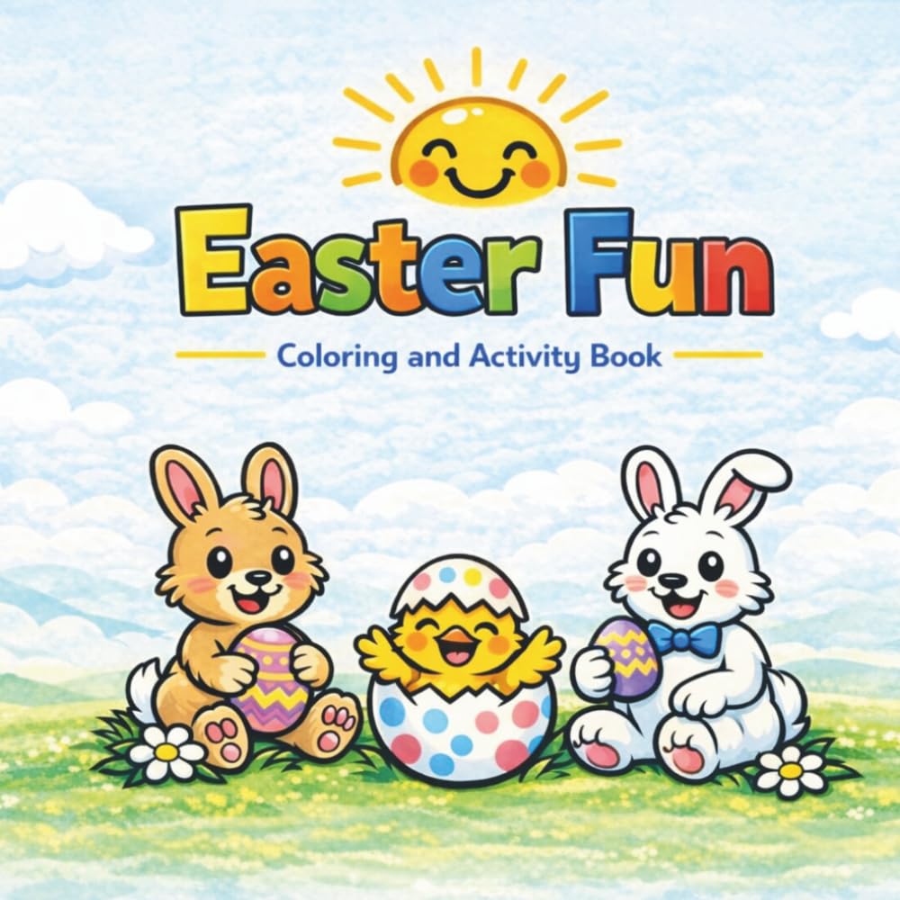 Easter Fun: Coloring and Activity Book