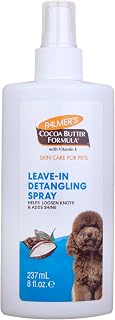 Palmer's Cocoa Butter Detangling Spray for Dogs - 8oz Leave-In Conditioner with Vitamin E, De-Matting Dematting Spray