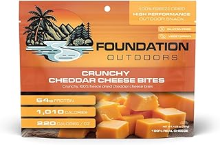 Freeze Dried Performance Snacks & Desserts (1, Cheddar Cheese Cubes)