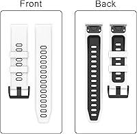 Vista 4 de Correa de reloj para Garmin Approach S62/S60, Instinct, Forerunner 945/935, Fenix 6/ GPS, correa de repuesto para reloj