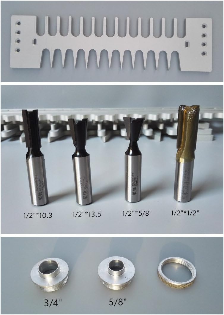 Huanyu 24" (60cm) Woodworking Dovetail Machine CNC Dovetail Mortise Machine Tenoner (Kit 4)