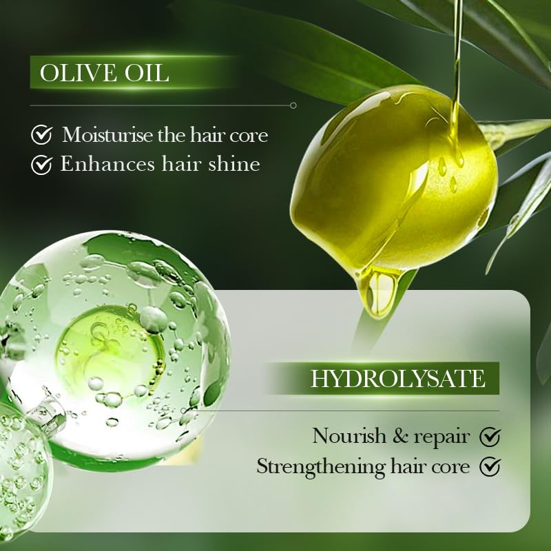 Cera para cabello con aceite de oliva y aloe vera 280g miniatura 2