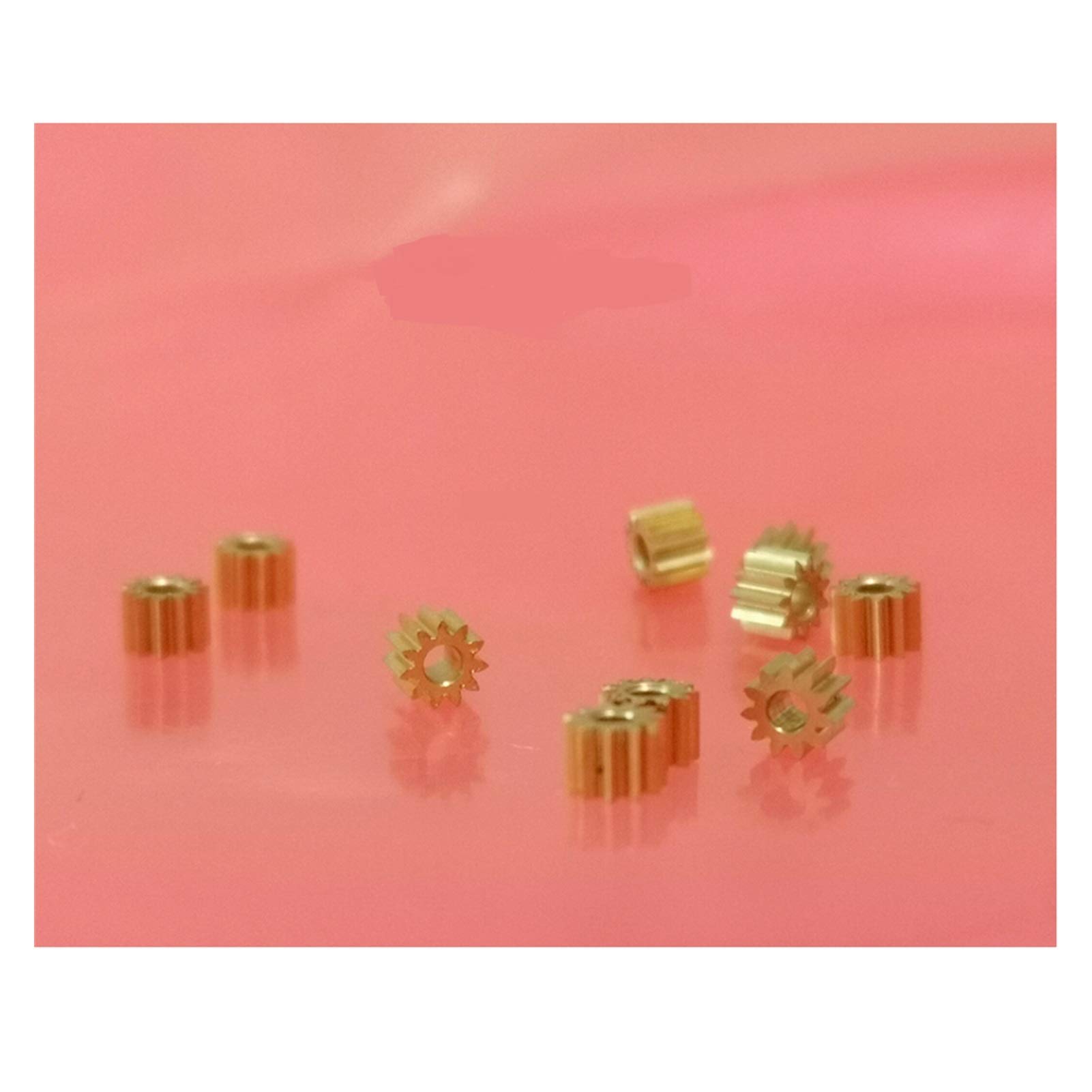SUOFEILAIMU-PHONE CASE Industry 10PCS Brass Pinions 0.25M 11T 1.5mm Precision Steering Gears 0.2M 9T 1.0mm/0.25M 15T 1.5mm Thickness 2.5mm (Number of Teeth : 0.2M 9T 1.0mm)