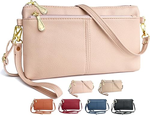Bolsos cruzados para mujer, billetera para mujer, bolso de hombro para mujer, billeteras con brazalete, bolsa de monedas, correa de hombro ajustable